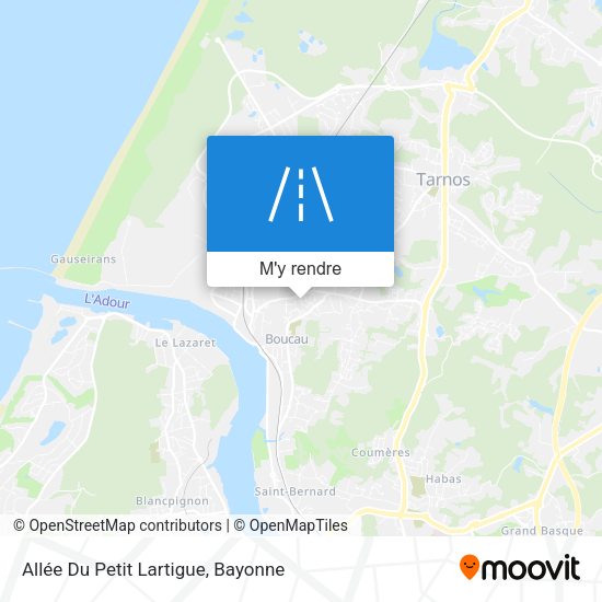 Allée Du Petit Lartigue plan
