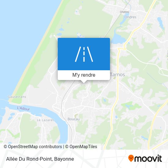 Allée Du Rond-Point plan