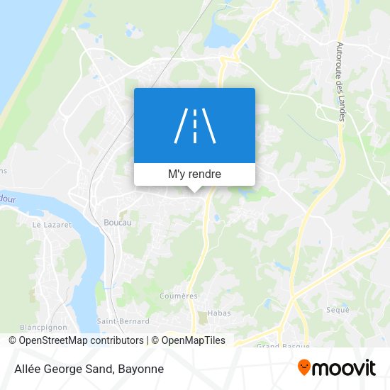 Allée George Sand plan