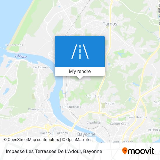 Impasse Les Terrasses De L'Adour plan