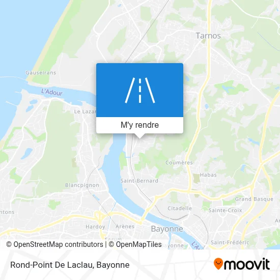 Rond-Point De Laclau plan