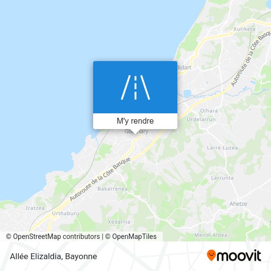 Allée Elizaldia plan