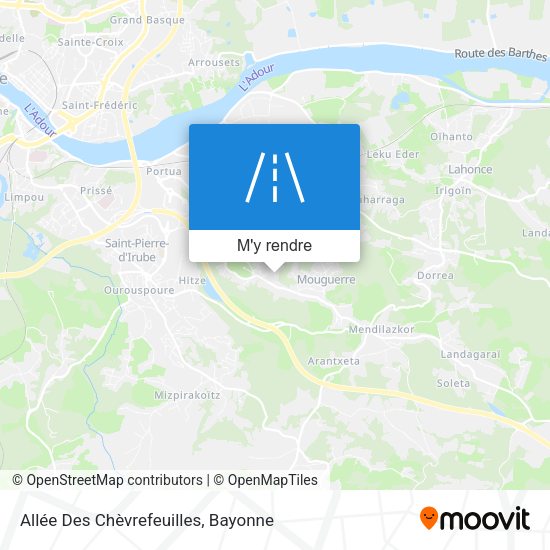 Allée Des Chèvrefeuilles plan