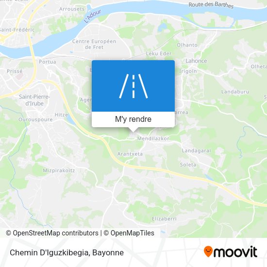 Chemin D'Iguzkibegia plan