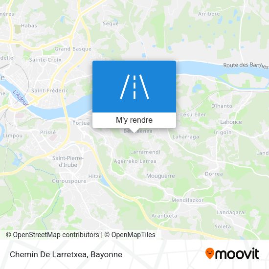 Chemin De Larretxea plan