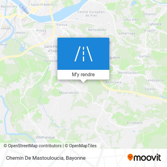 Chemin De Mastouloucia plan