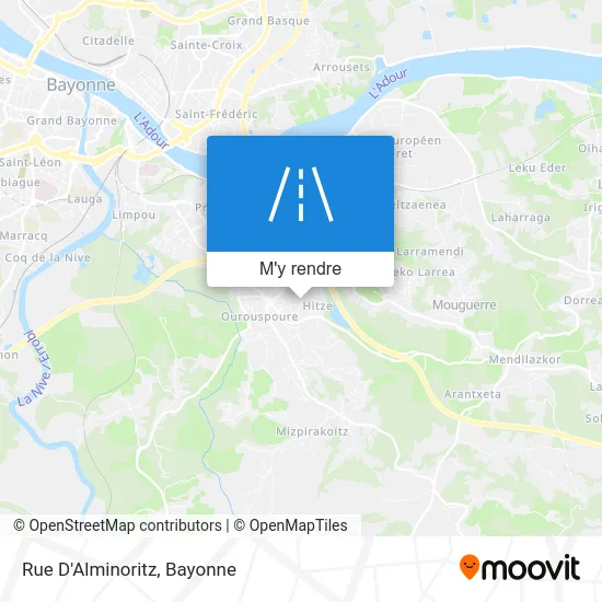 Rue D'Alminoritz plan