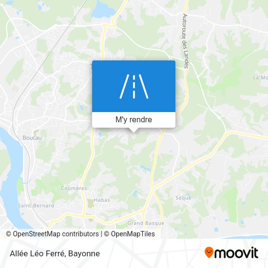 Allée Léo Ferré plan