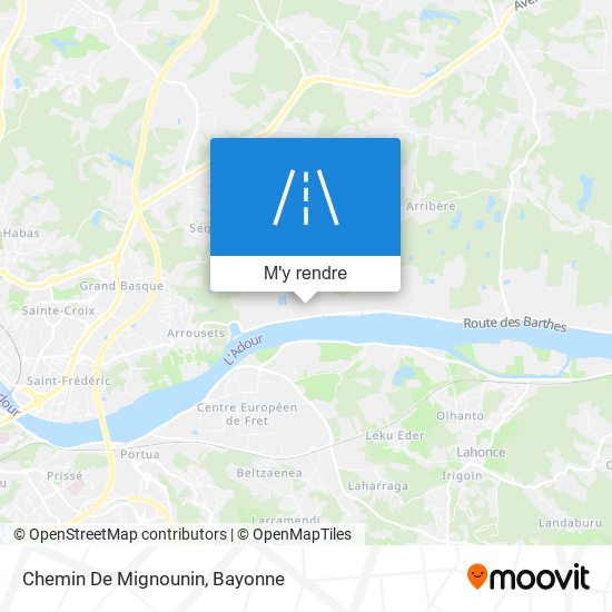 Chemin De Mignounin plan