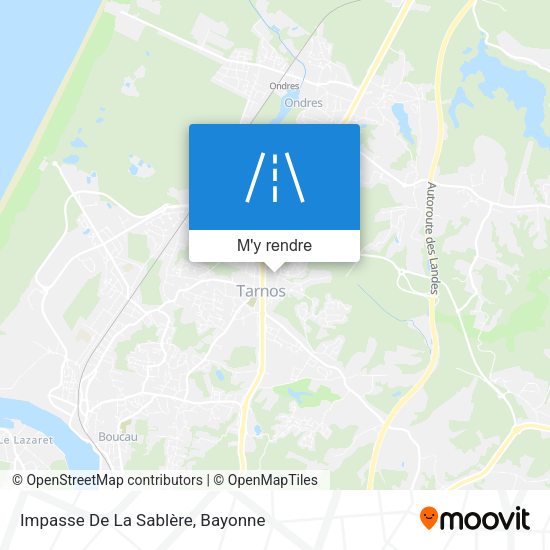 Impasse De La Sablère plan