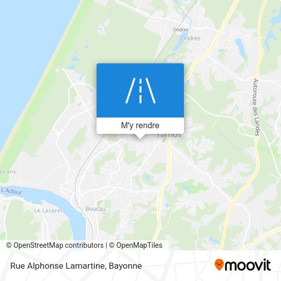 Rue Alphonse Lamartine plan