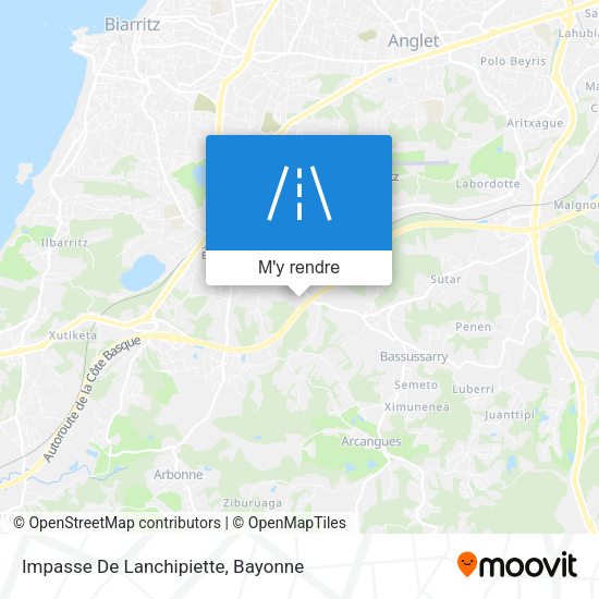 Impasse De Lanchipiette plan