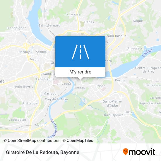 Giratoire De La Redoute plan