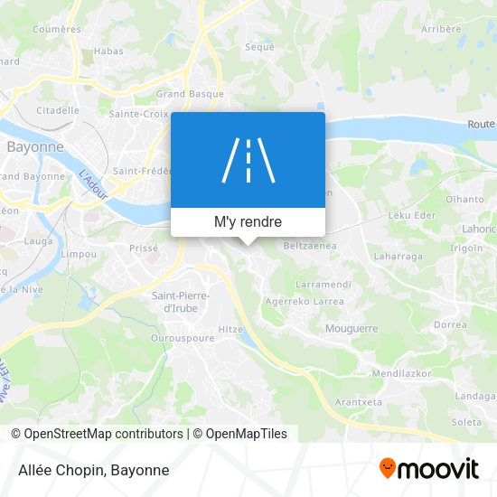 Allée Chopin plan