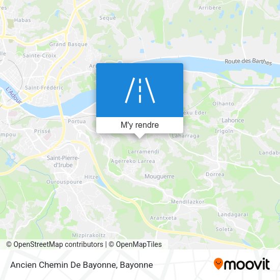 Ancien Chemin De Bayonne plan