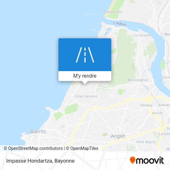 Impasse Hondartza plan