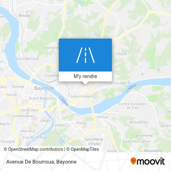 Avenue De Bourroua plan
