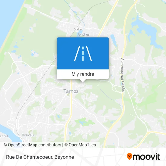 Rue De Chantecoeur plan