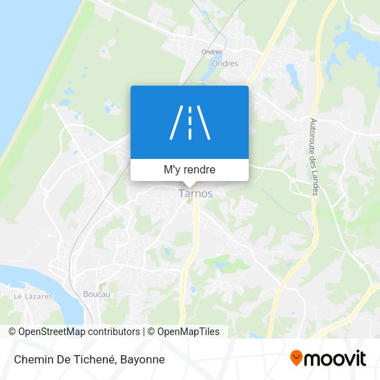 Chemin De Tichené plan