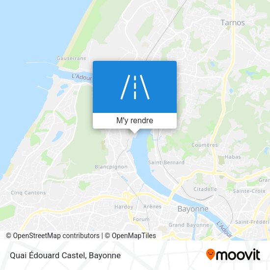 Quai Édouard Castel plan
