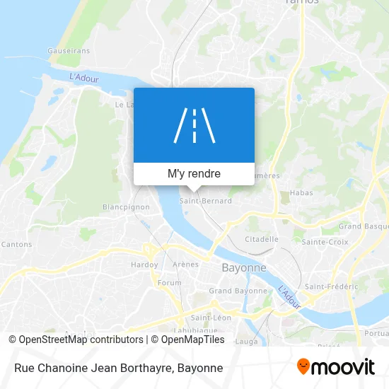 Rue Chanoine Jean Borthayre plan