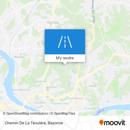 Chemin De La Téoulère plan