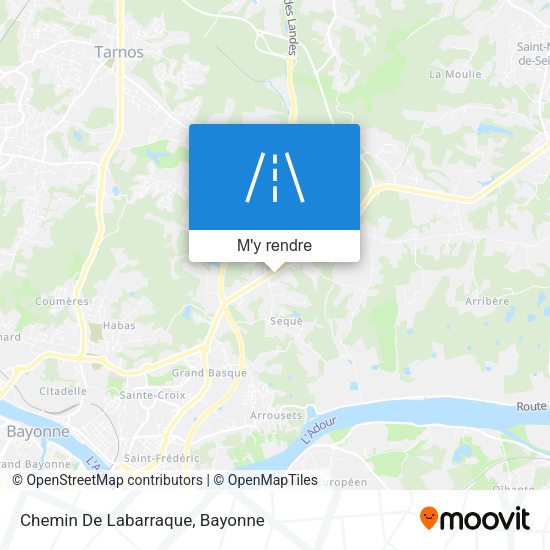 Chemin De Labarraque plan