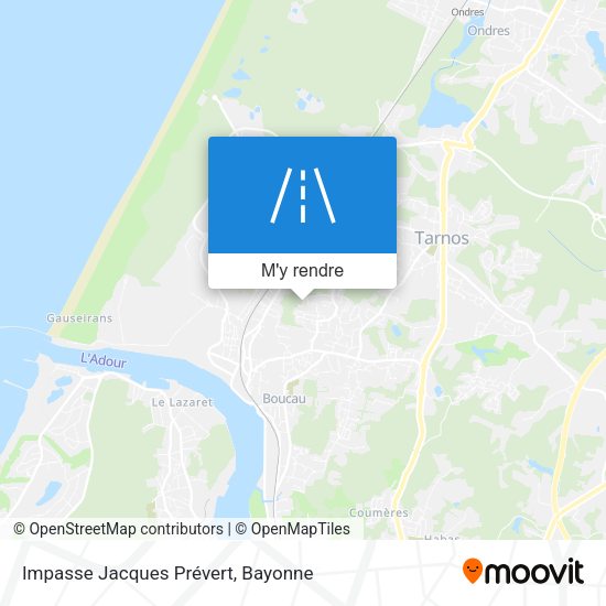 Impasse Jacques Prévert plan