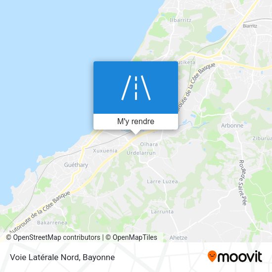 Voie Latérale Nord plan