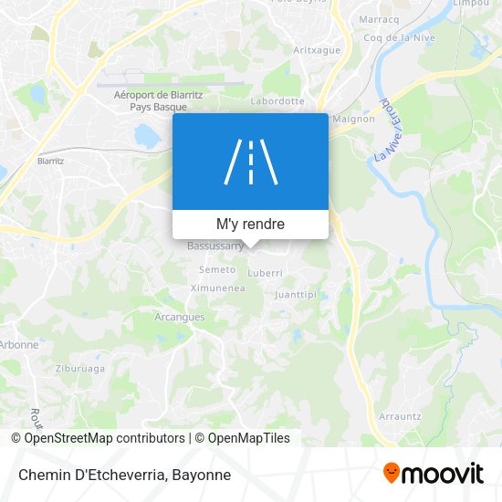Chemin D'Etcheverria plan
