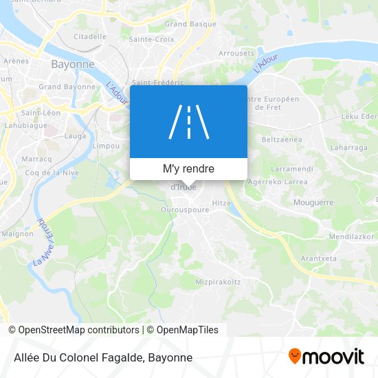 Allée Du Colonel Fagalde plan