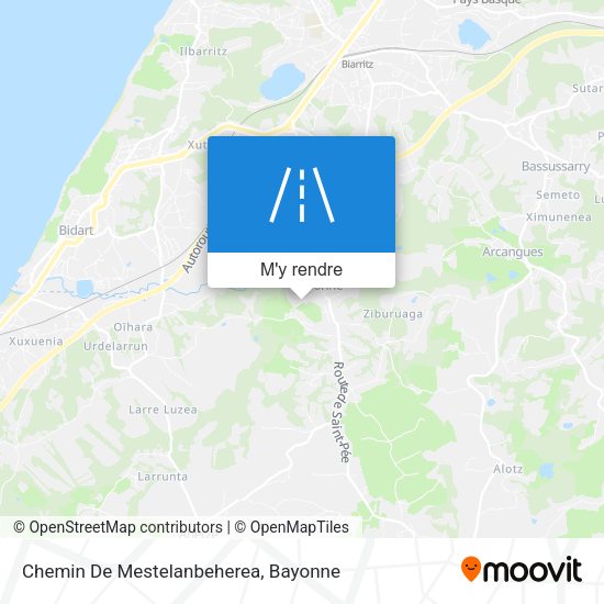 Chemin De Mestelanbeherea plan