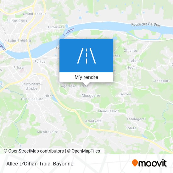 Allée D'Oihan Tipia plan