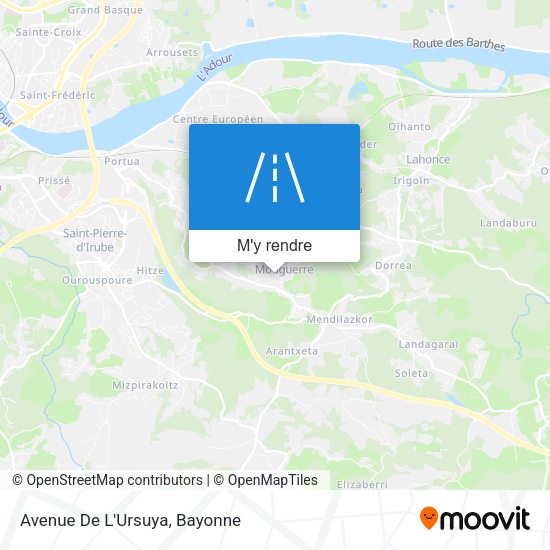 Avenue De L'Ursuya plan
