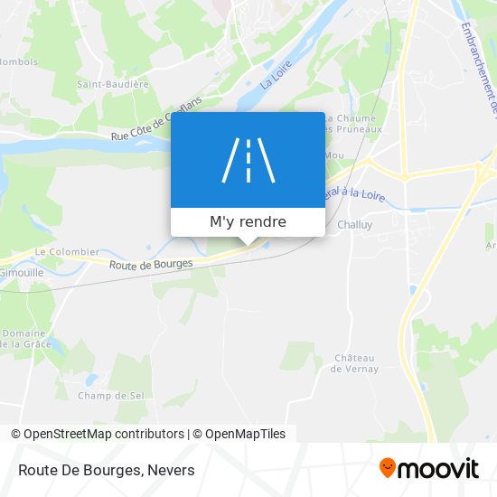 Route De Bourges plan