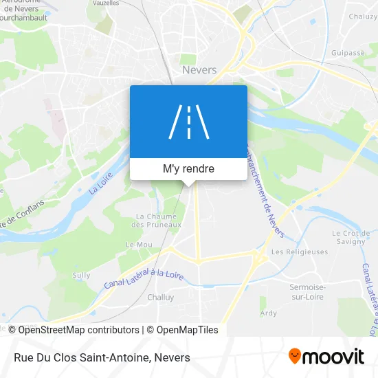 Rue Du Clos Saint-Antoine plan