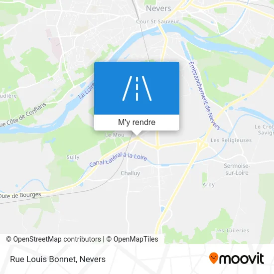 Rue Louis Bonnet plan