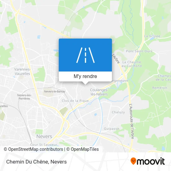 Chemin Du Chêne plan