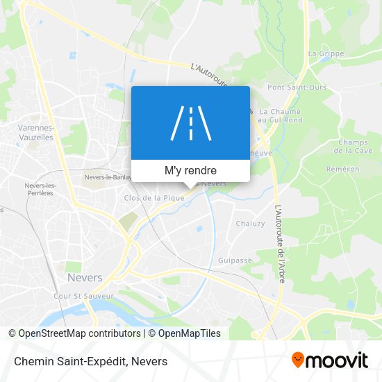 Chemin Saint-Expédit plan