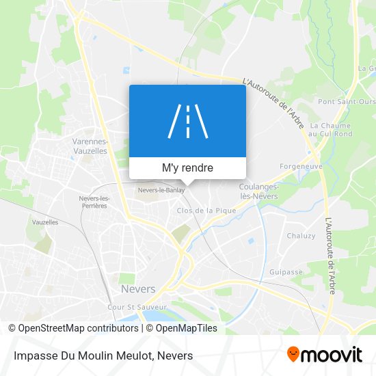 Impasse Du Moulin Meulot plan