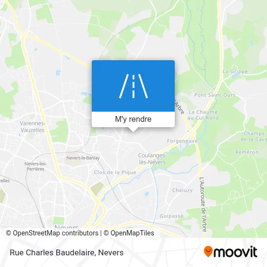 Rue Charles Baudelaire plan