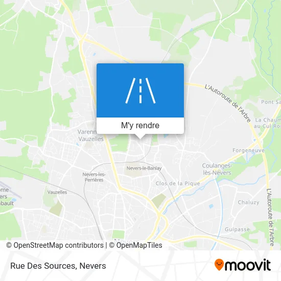 Rue Des Sources plan