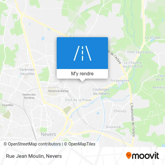 Rue Jean Moulin plan