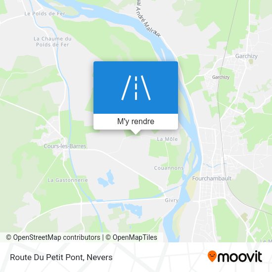 Route Du Petit Pont plan