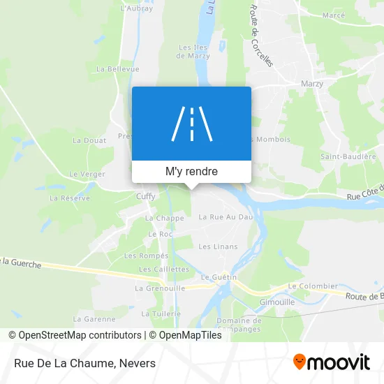 Rue De La Chaume plan