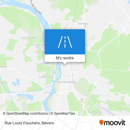 Rue Louis Fouchére plan