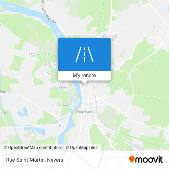 Rue Saint-Martin plan