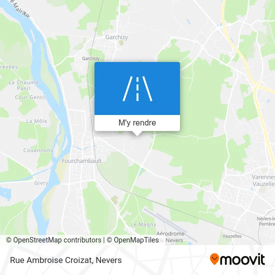 Rue Ambroise Croizat plan