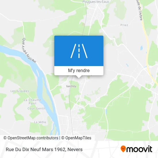 Rue Du Dix Neuf Mars 1962 plan