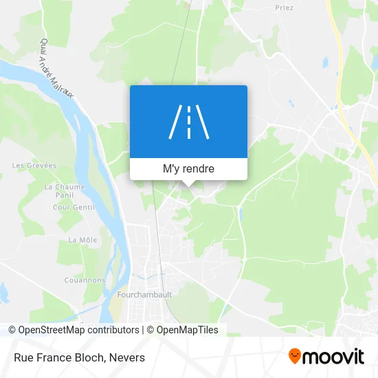 Rue France Bloch plan